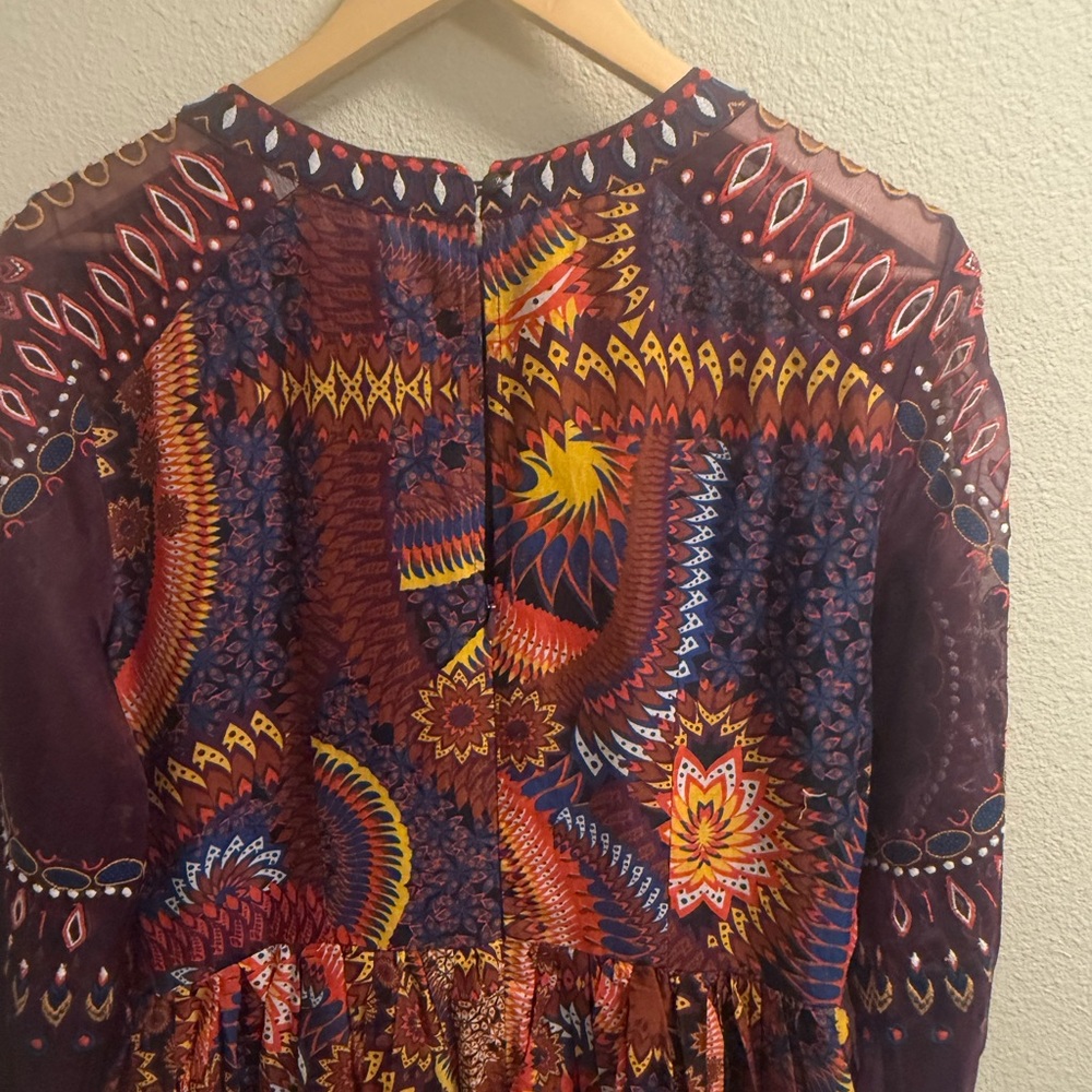 Colorful Patterned Maxi Dress - Picture 6 of 7